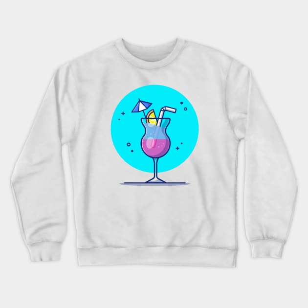 Summer Cocktail Drink Crewneck Sweatshirt by Catalyst Labs